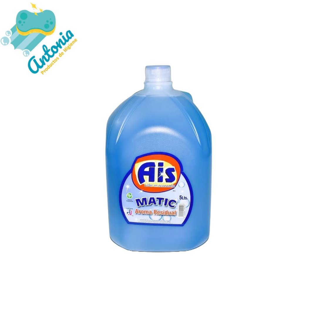 Detergente Matic Azul AIS aroma residual  5lt