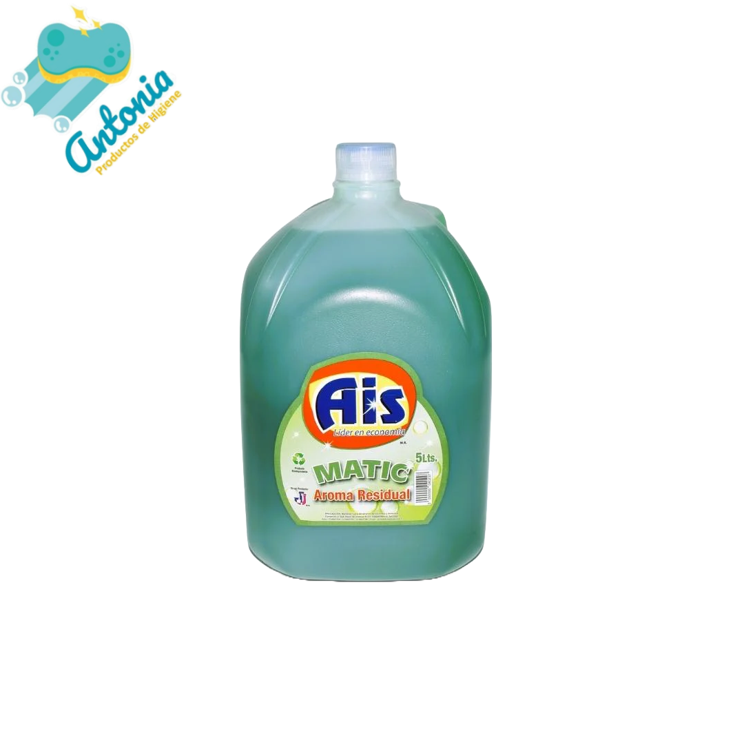 Detergente Matic Verde AIS aroma residual 5lt