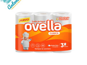 Toalla Papel Ovella Pack x 3 Und