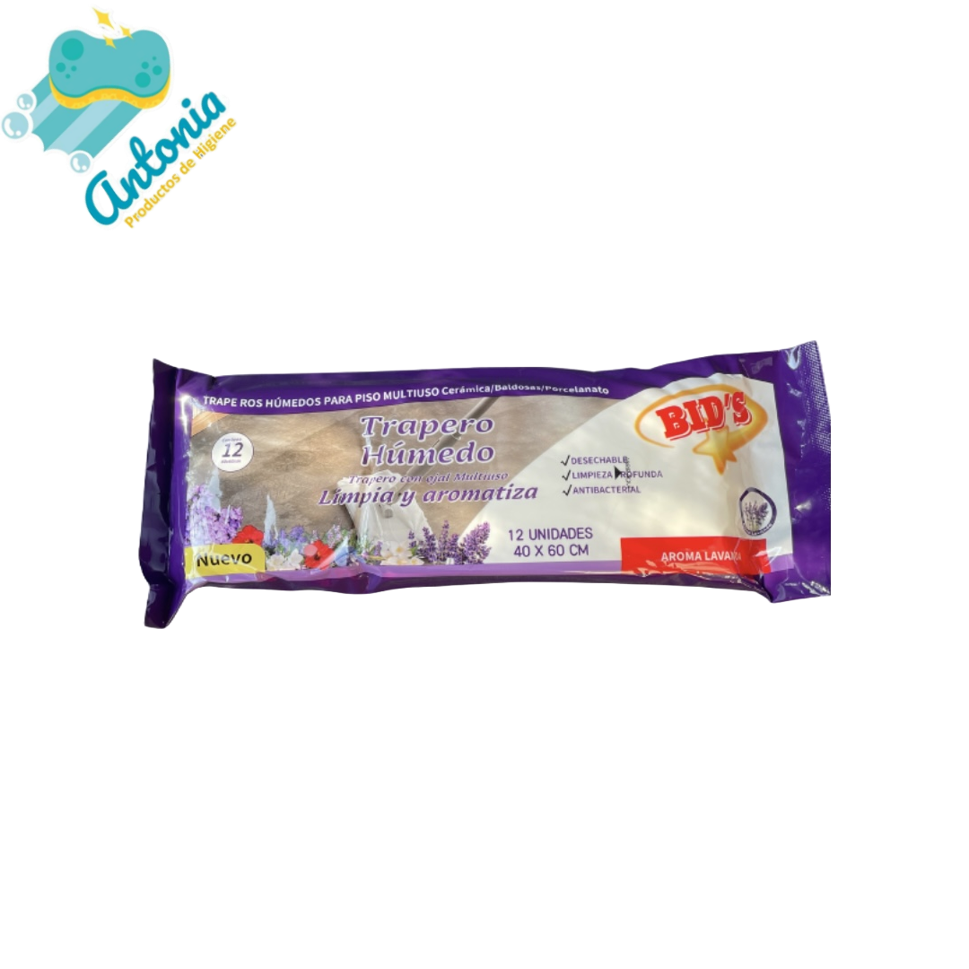 Trapero Húmedo BID´S Multipiso Lavanda 40x60