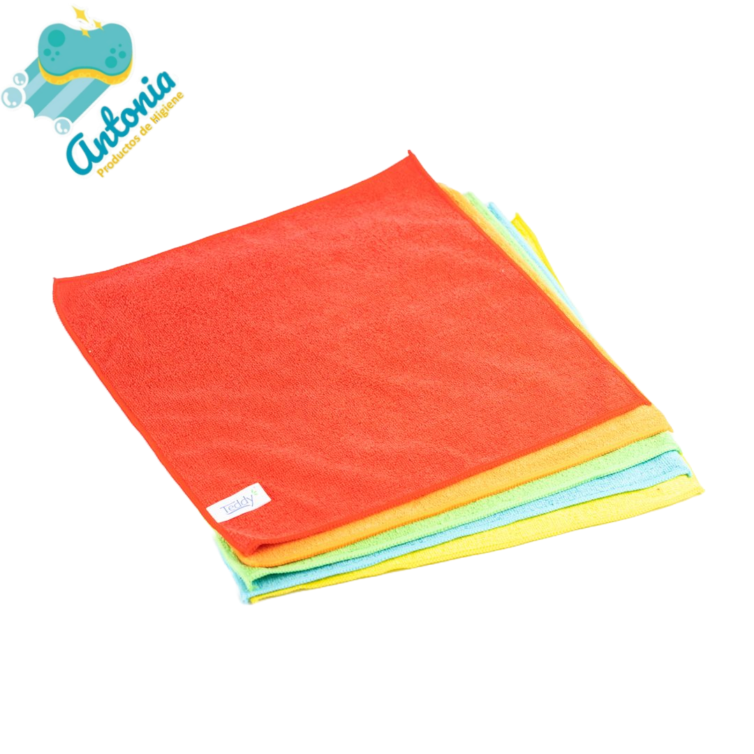Set Paño Microfibra Teddy 10 unidades