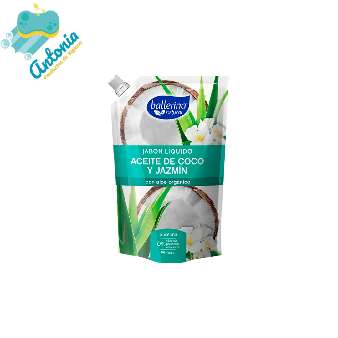 Jabón liquido Ballerina Aceite de Coco y Jazmín