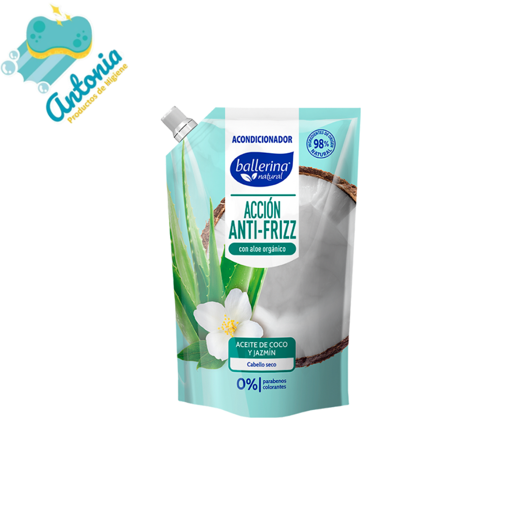 Acondicionador Ballerina Acción Antifrizz con Aloe