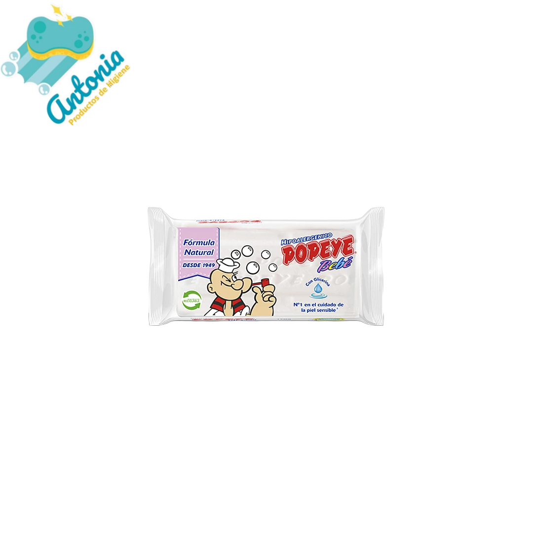 Jabón en barra Popeye hipoalergénico aroma bebé