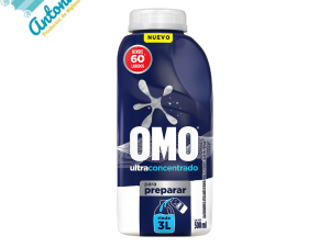 Detergente líquido Omo ultra concentrado 500 ml.
