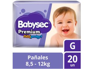 Pañal babysec Premium G X 20