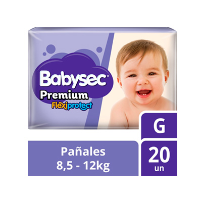 Pañal babysec Premium G X 20